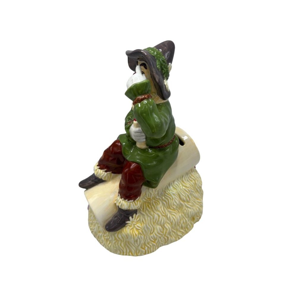 Vintage 1999 WIZARD OF OZ SCARECROW Figure Ceramic Bank by Enesco Turner Enter. - Picture 4 of 10